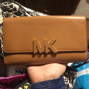 Michael Kors large double fold wallet / clutch